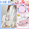 180Pcs 12 Colors Rondelle Food Grade Eco-Friendly Silicone Abacus Beads SIL-CA0003-18-7