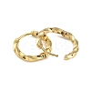 Ion Plating(IP) 304 Stainless Steel Hoop Earrings EJEW-M218-05G-2