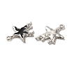 Spray Painted Alloy Bead PALLOY-O001-07A-P-2