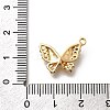 Brass Micro Pave Cubic Zirconia Pendants KK-K378-58G-3