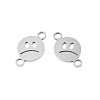 304 Stainless Steel Connector Charms STAS-N095-109-2
