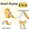 10 Yards Back To School Theme Polyester Grosgrain Ribbon OCOR-WH0082-82B-6