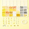 DIY Alloy Enamel & Glass & ABS Plastic Imitation Pearl Bracelets Jewelry Making Kits DIY-FS0007-52-9