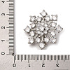 Brass Micro Pave Cubic Zirconia Pendant Bails KK-D378-21P-3