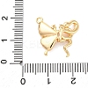 Brass Rhinestone Pendants KK-E793-25G-3