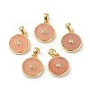 Natural Sunstone Charms KK-L192-B04-1