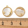 Brass Shell Pendants KK-N254-115G-3