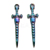 304 Stainless Steel Pendants STAS-B054-06RC-1