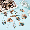 DIY Dangle Earring Making Kits DIY-TA0003-44P-4