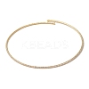 Rack Plating Brass Cubic Zirconia Elasticity Necklaces NJEW-S425-02G-1