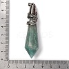 Natural Amazonite Pointed Big Pendants G-Q184-02J-AS-3
