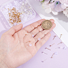 200Pcs 2 Colors 304 Stainless Steel Stud Earring Findings STAS-BBC0009-92B-3