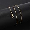 Brass Box Chain Necklaces for Women X-NJEW-D302-41G-2