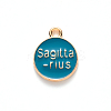 Alloy Enamel Pendants ENAM-S124-01B-05F-3