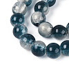 Transparent Crackle Glass Bead Strands GLAA-T025-8mm-02D-3