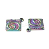 Ion Plating(IP) 304 Stainless Steel Pendants STAS-P318-01MC-3
