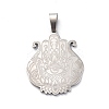 Non-Tarnish 201 Stainless Steel Pendants LS-STAS-C062-04P-1