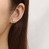 304 Stainless Steel Stud Earrings for Women FU7169-2-3