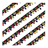 2 Yards Rhombus Pattern Vintage Jacquard Polyester Ribbon OCOR-PH0007-12A-6