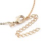 Brass Micro Pave Cubic Zirconia Pendant Necklaces NJEW-JN02523-M-5