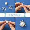 4Pcs 2 Colors Brass Pendants KK-YW0002-83-4