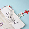 Stainless Steel Bookmarks AJEW-TA0001-07P-11