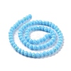 Electroplate Opaque Solid Color Glass Beads Strands EGLA-A034-P10mm-L11-2