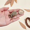 1Pc Brass Wolf Shackle Clasps KK-GA0002-23B-3