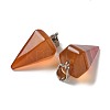 Natural & Synthetic Mixed Gemstone Pendants G-B127-13P-3