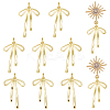 10Pcs Rack Plating Brass Pendants FIND-HY0003-76-1