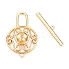 Brass Toggle Clasps KK-N254-141G-2