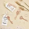 DIY Heart Skeleton Beer Bottle Opener Keychain Making Kit DIY-CA0005-03-4