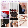 24Pcs 6 Styles Resin Rhinestone Pendants PALLOY-PH01657-6
