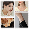 8Pcs Rack Plating Brass Cubic Zirconia Pendants KK-BBC0023-62-5