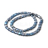 Electroplate Glass Beads Strands EGLA-H103-FR04-2