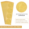 Self Adhesive Gold Foil Embossed Stickers DIY-WH0211-316-2