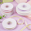 10 Yards Flat Polycotton(Polyester Cotton) Ribbon OCOR-TAC0030-01D-5