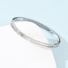 304 Stainless Steel Micro Pave Cubic Zirconia Hinged Bangles for Women BJEW-Z146-03P-5