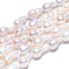 Natural Baroque Pearl Keshi Pearl Beads Strands X1-PEAR-S020-F10-02-3