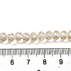 Transparent Baking Paint Glass Beads Strands DGLA-A034-T6mm-D02-4