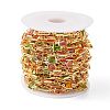 Handmade Brass Oval & Square Link Chain CHC-E025-42G-3