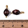 Dyed Natural Red Tiger Eye Pendants GG-N004-02G-06-3