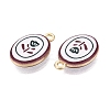 Valentine's Day Printed Alloy Pendants PALLOY-SZC0008-05E-2