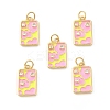 Eco-Friendly Brass Micro Pave Clear Cubic Zirconia Pendants KK-I698-08A-1