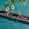 12Pcs 3 Colors Africa Map 304 Stainless Steel Connector Charms STAS-UN0038-78-3