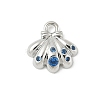 Brass Micro Pave Cubic Zirconia Charms LS-KK-M326-20A-P-1