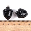 Natural Obsidian Pendants G-Q172-08P-02-3