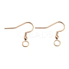 304 Stainless Steel Earring Hooks STAS-B047-30RG-1