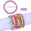 Stretch Charm Bracelets Sets BJEW-SZ0001-001-2