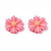 Flatback Hair & Costume Accessories Ornaments Scrapbook Embellishments Resin Flower Daisy Cabochons CRES-Q102-07-3